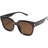 SOJOS Polarized Sunglasses for Women Men Trendy Square Large Sun Glasses SJ2149