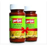 Priya Pickle Twin Pack - Lime (2 x 300 gm)