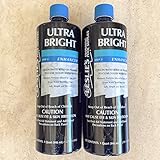 Leslie's Ultra Bright Enhancer to Clear Cloudy Pool or Spa Water 1 Quart [Pack of 2 Bottles]