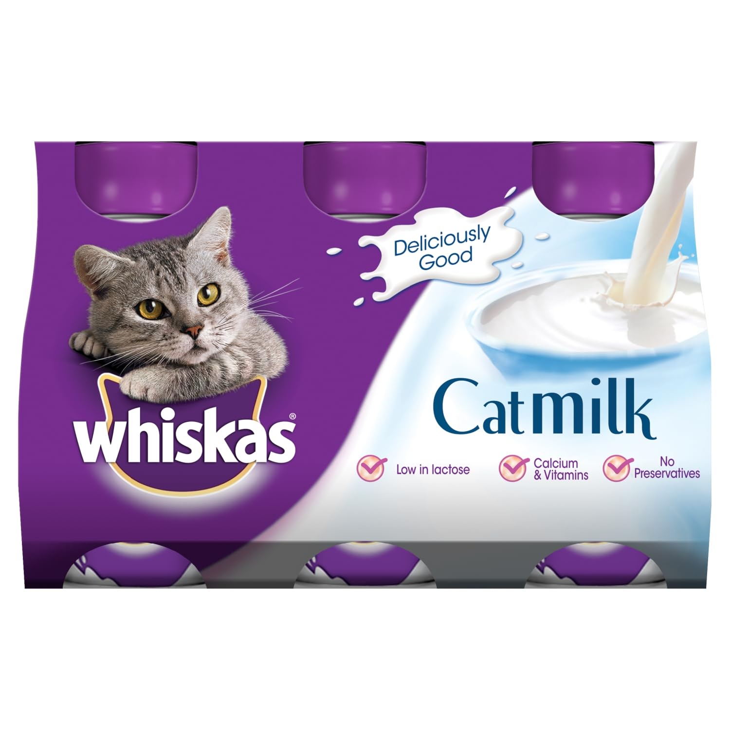Whiskas Cat Milk, 3 x 200ml