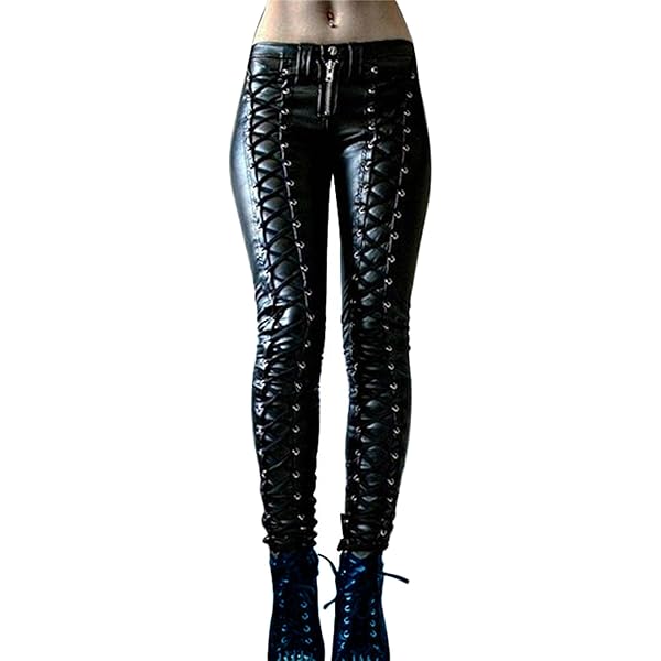 パンツ glamb PU leather pants BLACK PU leather pants / ピーユーレザーパンツ（デニムパンツ