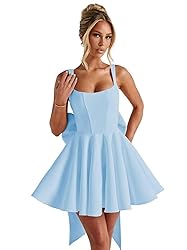 ouhati Short Corset Spaghetti Straps Satin