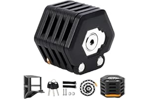 SONGBEAT Titanguard Pro Bike Lock Klyra Bike Locks Heavy Duty Anti Theft Bike Chian Locks with Bracket High Security Scooter Locks Chain for Motorcycle E‑Scooter (1PCS)