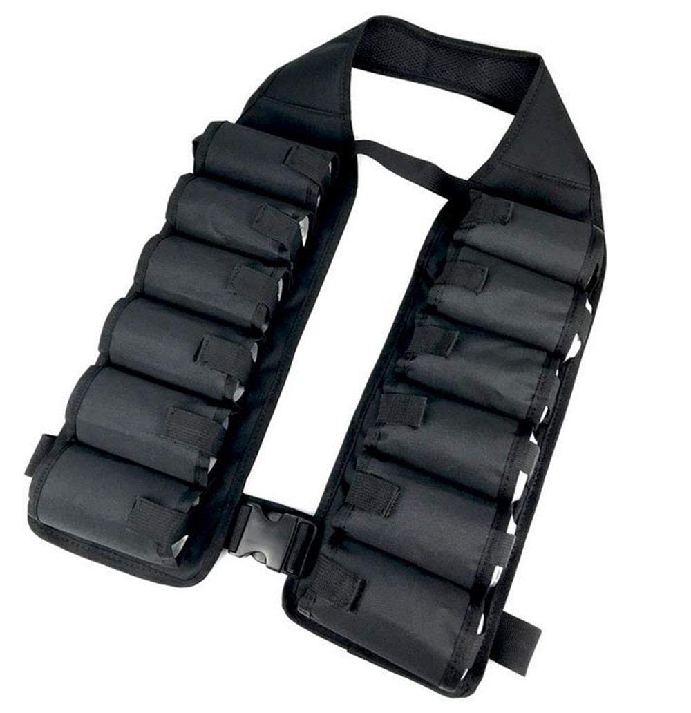 Beverage Holder 12 Can Beer Adjustable Belt Vest Attached Inside Pocket