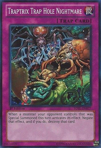 Yu-Gi-Oh! - Traptrix Trap Hole Nightmare (JOTL-EN077) - Judgment of the Light - Unlimited Edition - Super Rare
