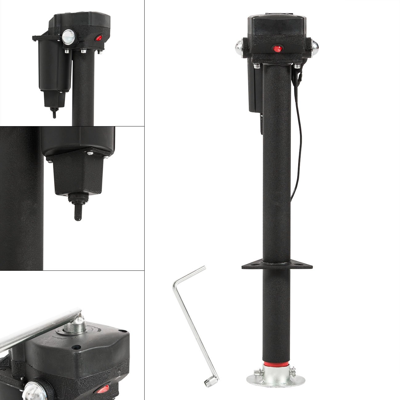 ARKSEN 12Volt, Electric Power Tongue, AFrame RV Trailer Jack