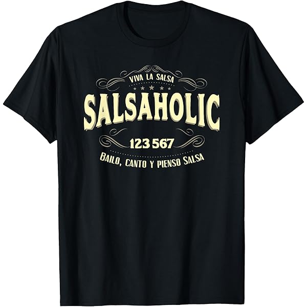 Amazon.com: 123 567 Salsa Lover Latin Salsa Dance T-Shirt