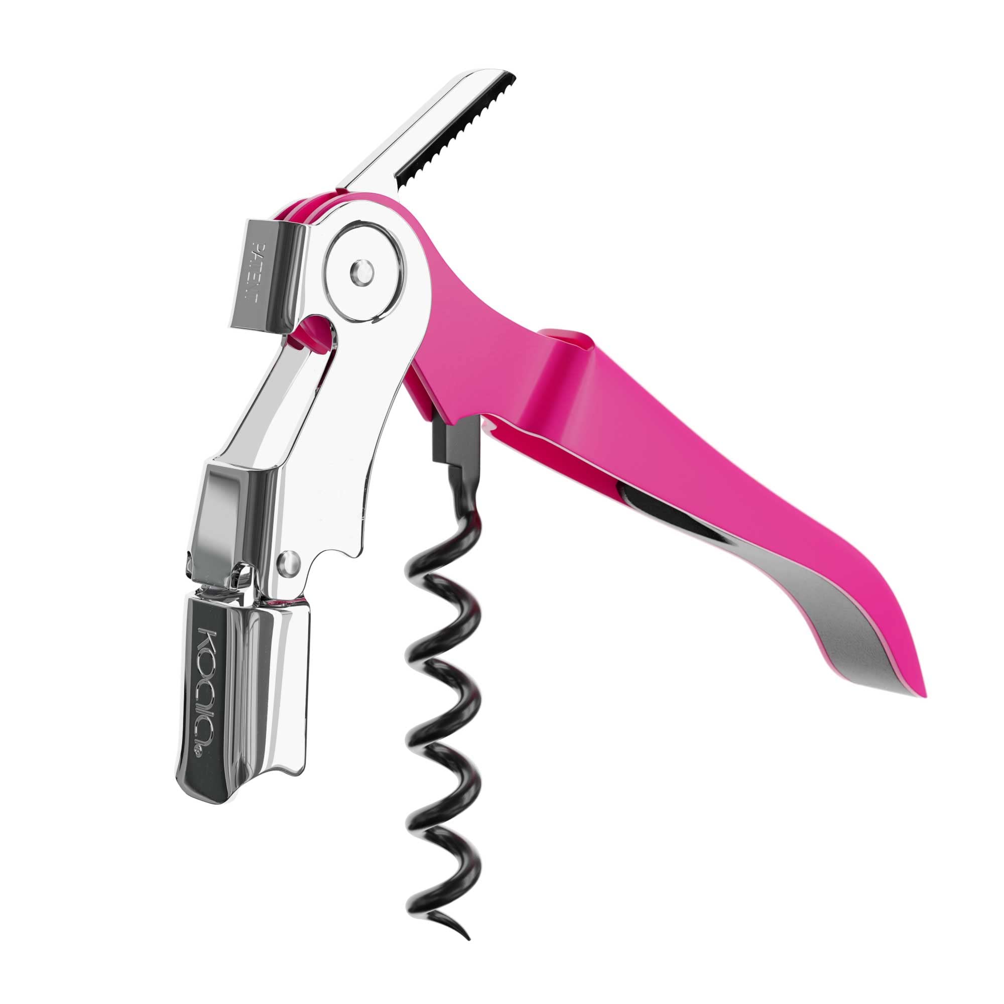 Koala Spain AC Two-Stroke Corkscrew with Articulated Spring, Pink