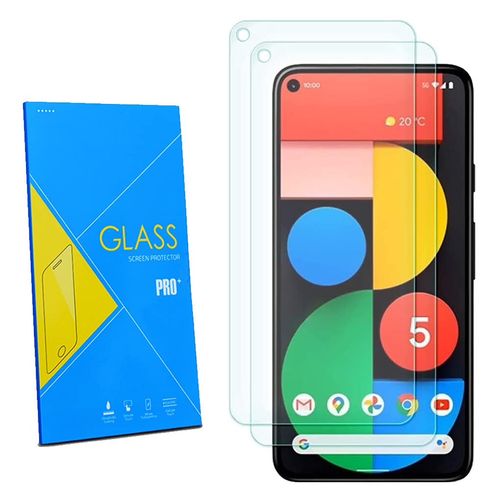 [2 Pack] Google Pixel 5 Screen Protector - Tempered Glasses Screen Guard Protector FILM For Google Pixel 5 5G