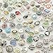 Soleebee HJ011 Mixed Random 18-20mm Alloy Rhinestones Snap Buttons Jewelry Charms (Pack of 20)