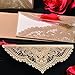 24pcs Vintage Wedding Invitations Cards with Laser Cut lace Flower for Bridal Shower,Engagement,Anniversary or other Event Ideas