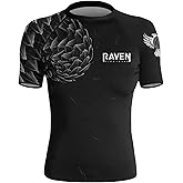 Raven Fightwear Women's Power Pangolin IBJJF Approved Rash Guard Short Sleeve MMA