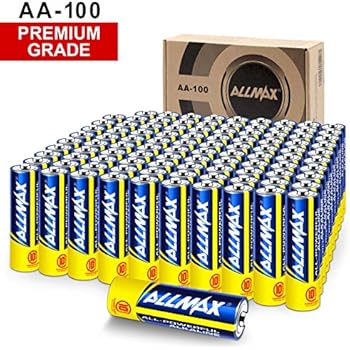 ALLMAX All-Powerful Alkaline Batteries - AA (100-Pack) - Premium Grade, Ultra Long-Lasting and Leak Proof with EnergyCircle Technology (1.5 Volt)