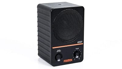 Fostex 6301NE Powered Active Monitor (Single), Electronically Balanced, Black