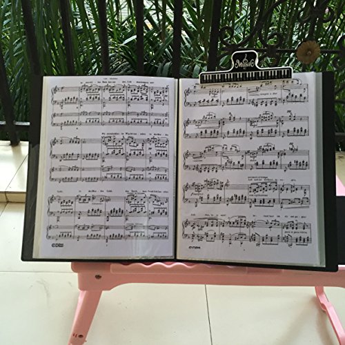 Music Book Clip,Page Holder,Paper Clip (Black) - Thumbnail 5