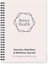 Lifestyle Planners Better Health Journal A5 104 undated pages Beige