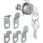 L-1172C Mailbox Lock Replacement National C9100 | Includes 5 Shaped Cam Tabs for Adjustable Rotation, 3 Keys, Fits USPS Mailbox Key Lock