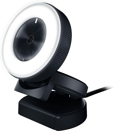 Razer Kiyo 1080p 30 FPS / 720p 60 FPS Streaming Webcam with Ring Light