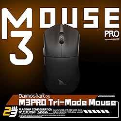 Darmoshark M3 Pro Wireless Gaming Mouse,Tri-Mode