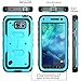 i-Blason Case Designed for Galaxy S6 Active, Armorbox Series Dual Layer Hybrid Full-body Protective Case with Built-in Screen Protector for Samsung Galaxy S6 Active 2015 Release (Blue)