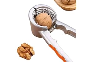 Walnut Shell Opener Heavy Duty Nut Cracker with Ergonomic Grip for Cracking Walnuts Almonds Hazelnuts and Pistachios in Home 