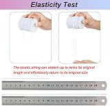 Tenn Well 1mm x 100m Elastic String White Beading Cord Jewelry Making view 2