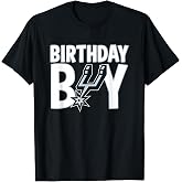 NBA Birthday Boy San Antonio Spurs Retro Logo T-Shirt