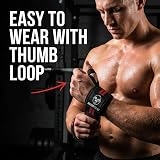 Beast Gear Weight Lifting Wrist Wraps 20" Cotton Thumb Loop One Size Fits All view 7