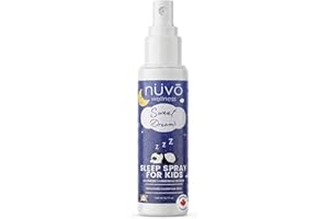 Nuvo Wellness Kids Deep Sleep Mist, 100 ml – Natural Pillow Spray with Lavender, Chamomile & Orange Essential Oils, Calming B