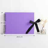 Vienrose Scrapbook Kit 80 Page Photo Album Holds 240 4x6 with Silk Ribbon view 2
