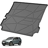 Elsetyler Custom Fit for Cargo Liner Land Rover Discovery 4 LR4 (5/7seats) 2010-2016 - Black TPE All Weather Heavy Duty Waterproof Rear Cargo Tray Trunk Floor Mat Protector