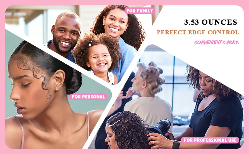 ARHGOAT Edge Control Wax for Women Non Flaking Strong Hold Long Lasting Perfect Edge Smoother Edge Tamer with Aloe Vera 3.53 Ounces