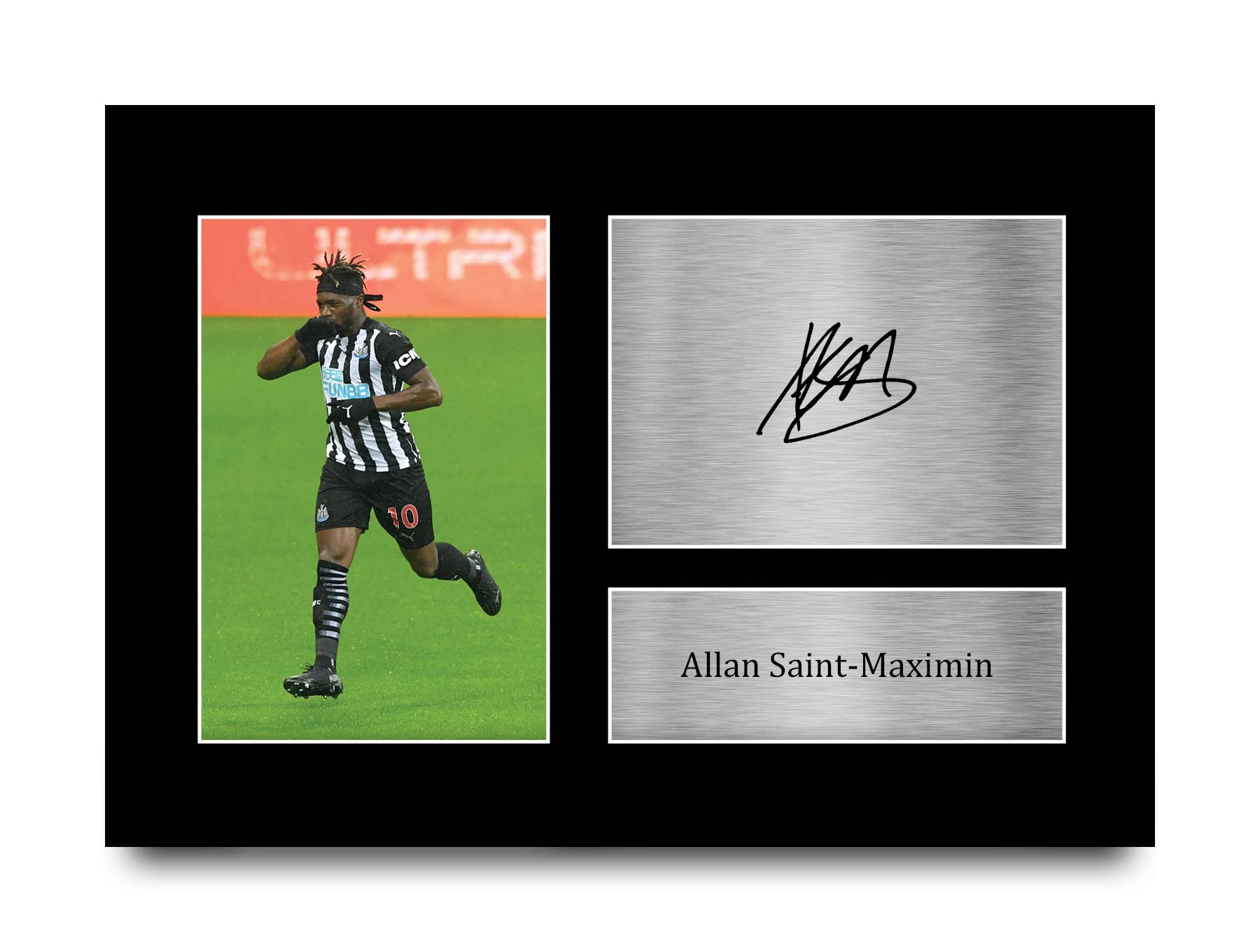 HWC Trading A4 Allan St Maximin Magpies Gifts Printed Signed Autograph Picture for Football Fans and Supporters — image 1