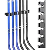 Hikeen Hockey Stick Wall Mount, Enhanced Stability Ice Hockey Stick Display Holder, Space-Saving Hockey Stick Organizer Holds