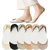 No Show Socks for Flats Heels Pumps Lofers Low Cut Non-Slip Invisible Liner Socks for Women by Flammi