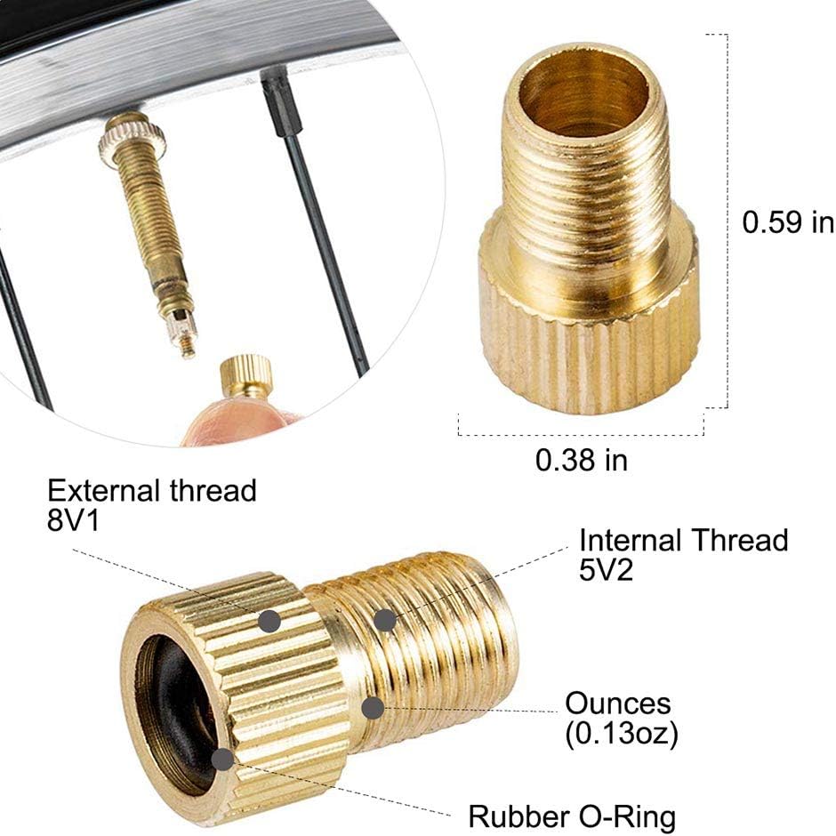 mountain bike valve stem adapter