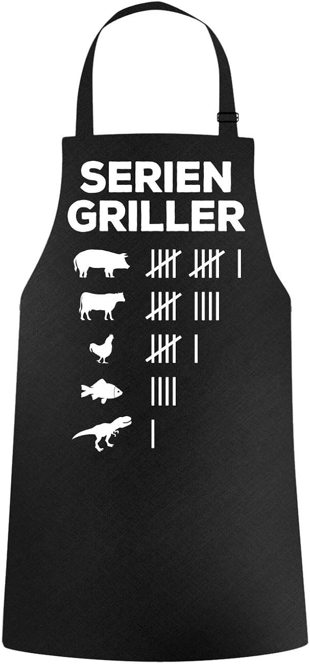 Spaß kostet Grillschürze Sprüche Seriengriller VERSTELLBAR