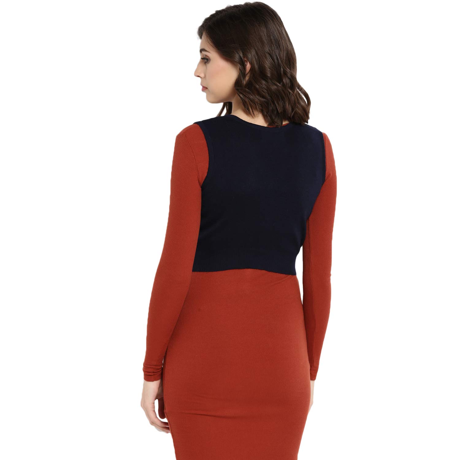 monte carlo navy blue pure wool solid sweaters