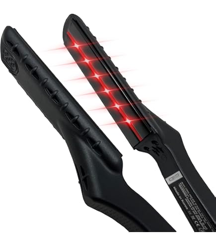 CROCS Black LED Hair Straightener Amazon.com: CROC Led Black Titanium Flat Iron 1 Inch  main image 4