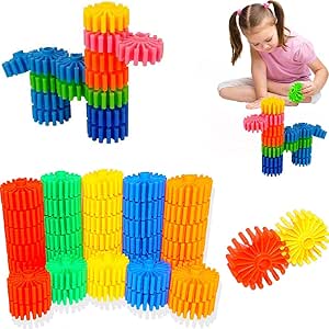 WXXW Juegos De Bloques De Construcción 60 Piezas De Juguetes Educativos