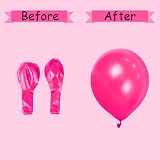 SHATCHI Fuchsia Pink Balloons 25 Pack 12 Inch Thick Latex Biodegradable view 9