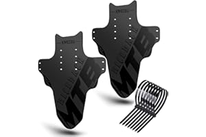 NICEDACK Mudguards Mountain Bike, 2 Pieces Mudguard Fit 20-29 Inch MTB Mudguard Front and Rear Compatible Bicycle Splash Guard