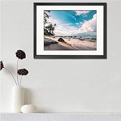 Giftgarden Black 18x24 Frame Matted to Display