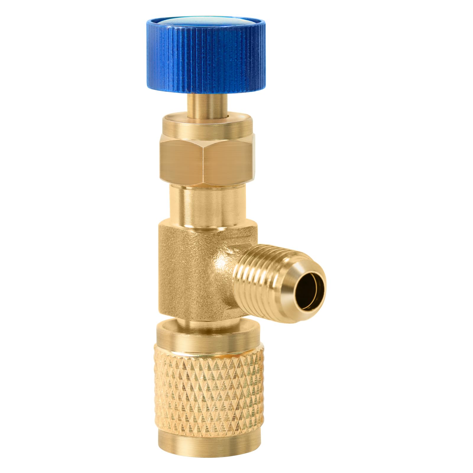 Photo 1 of CD2060 Refrigerant Charging Valve for R22 HAVC Charging Valve 1/4" Male to 1/4" Female.