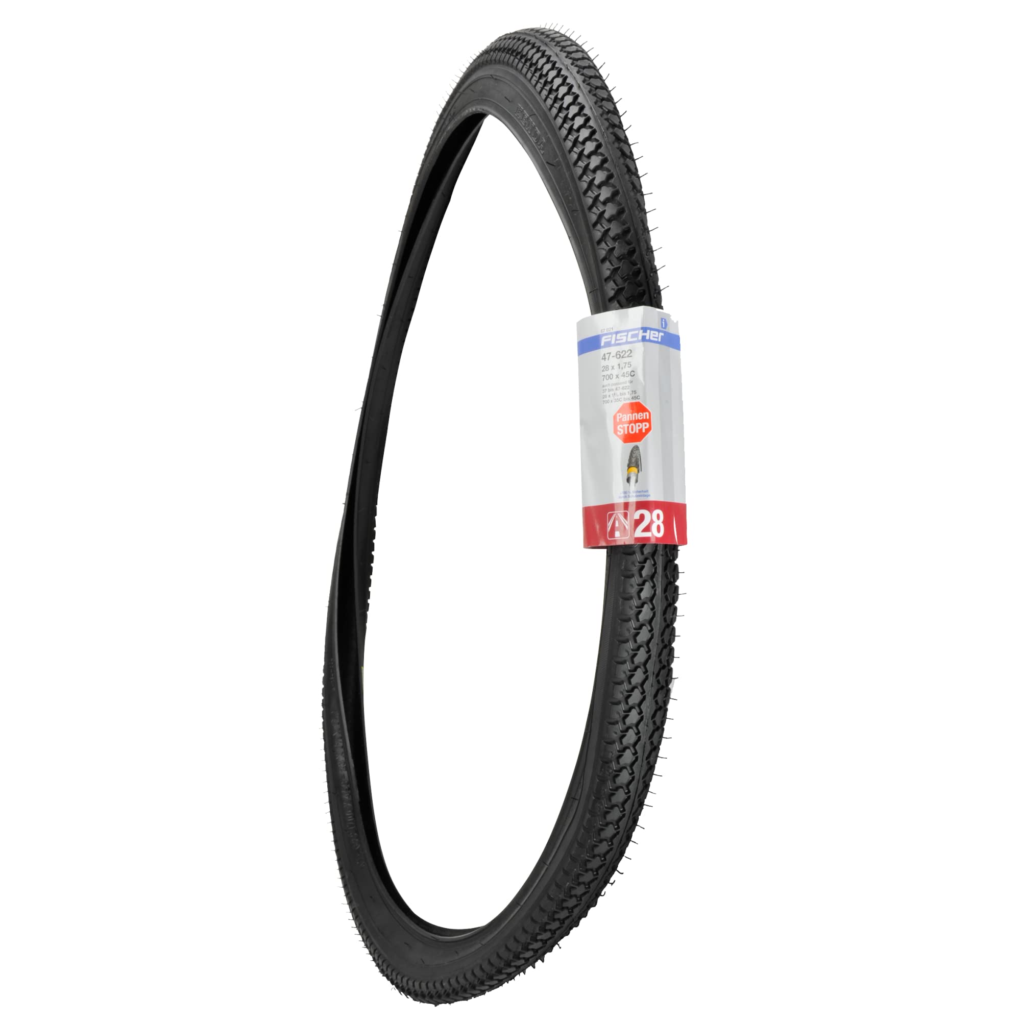 Profex Puncture Resistant Road Tyre - 28 x 1.75, Black
