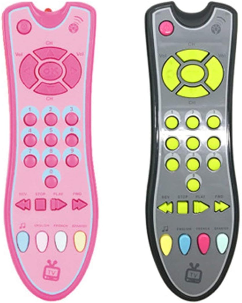 Bebe Telecommande Jouet Apprentissage Lumieres A Distance Pour Bebe Click Count Jouets A Distance Pour Garcon Fille Bebe Infantile Tout Petit Jouet Couleur Gris Jouets D Eveil Et 1er Age Jeux Et Jouets