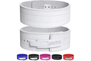 JAYEFO SPORTS LEATHER WEIGHT LIFTING LEVER BELT FOR POWERLIFTING IPF BUCKLE MEN & WOMEN STRONGMAN 10MM WORKOUT DEADLIFTS