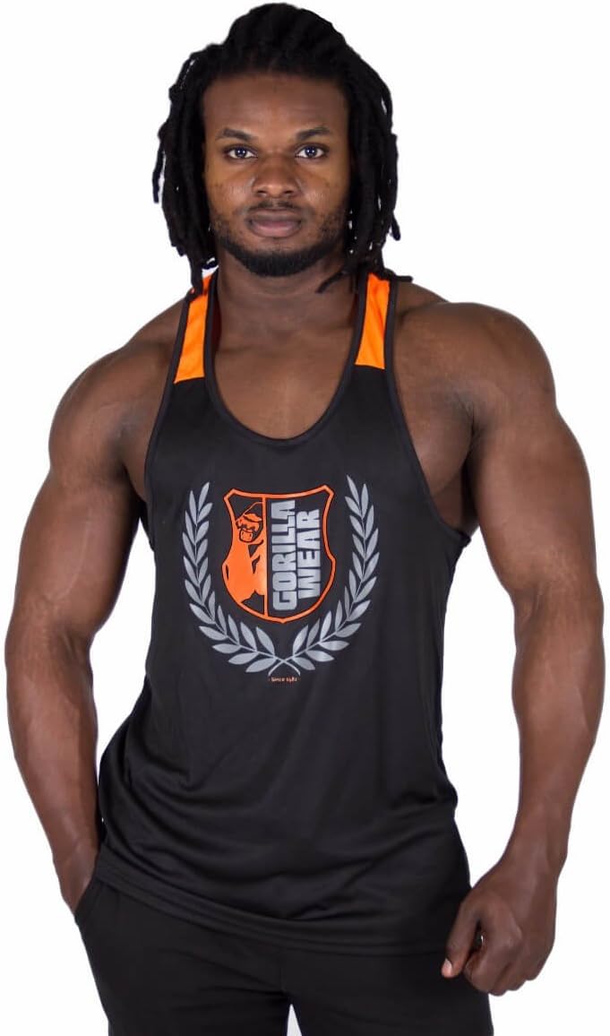 GORILLA WEAR Stringer Tank Top Men - Lexington Shirt Bodybuilding Fitness up to 4XL