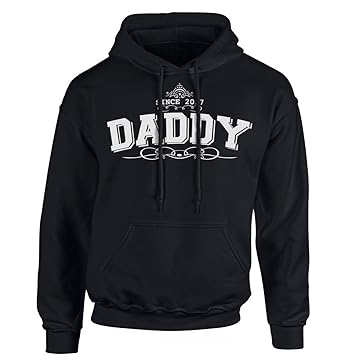 Daddy Since 2017 Hoodie Kapuzenpulli für Väter