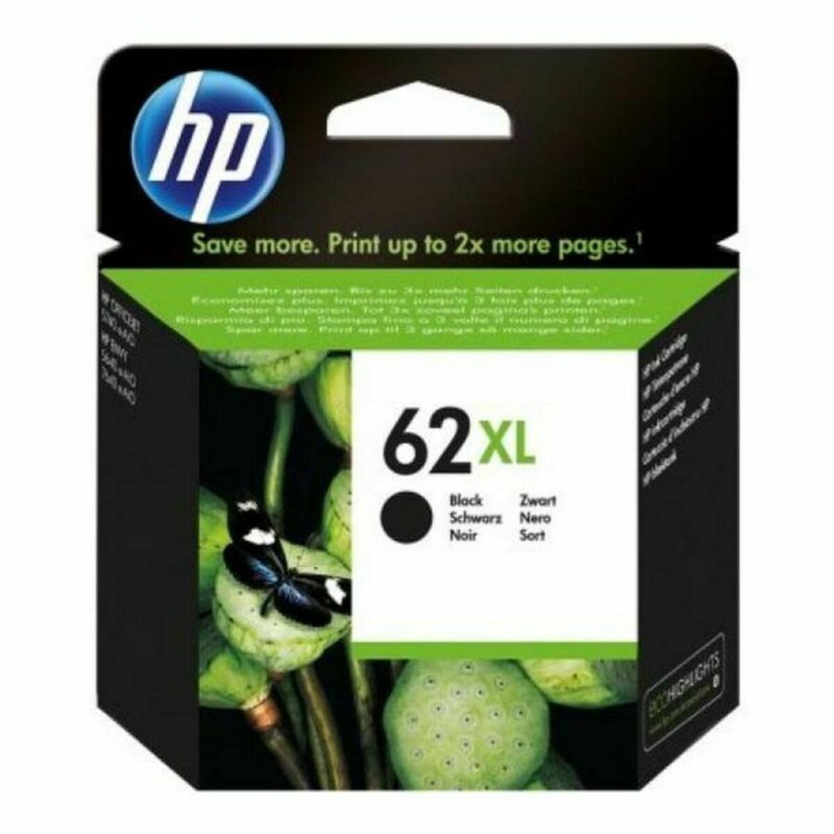 HP 62XL High Yield Black Original Ink Cartridge โ image 1